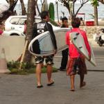 Bali - Ultima lezione di  surf in Kuta beach